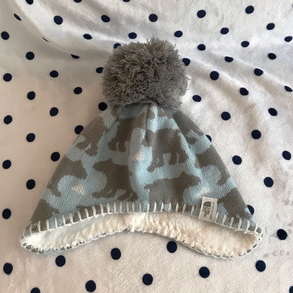 north face baby boy hat
